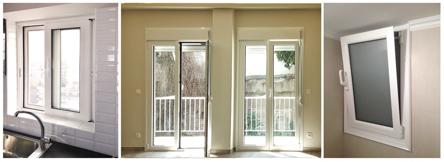 οικοδομικά-μερεμέτια (40) Κουφώματα ξύλινα - αλουμινίου - PVC