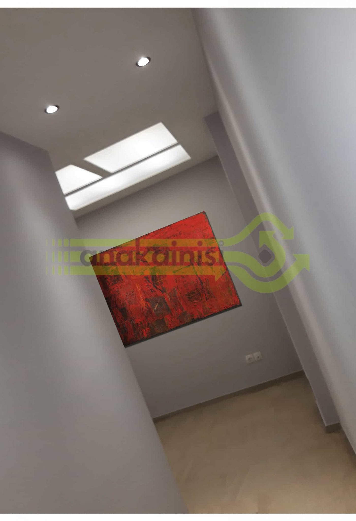 Ανακαίνιση Διαμερίσματος στα Ιλίσια – ταβάνι- κρυφός φωτισμός plexiglass αμμοβολή - οροφή ψευδοροφή - φωτισμός ημέρας - οροφή με εσοχές