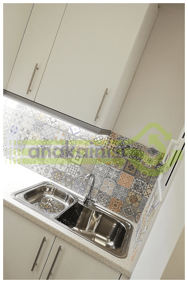 Ανακαίνιση μπάνιου στην Νέα Ιωνία - νιπτήρας επικαθήμενος - ideal standal 