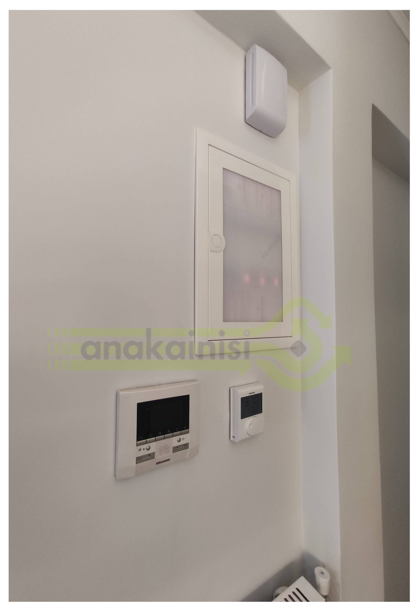 Ανακαινιση Αγια Παρασκευη (6) χολ - ηλεκτρολογικός πίνακας θερμοστάτης