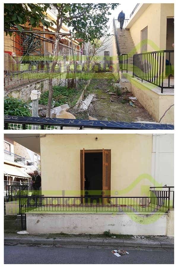 Ανακαίνιση_Ελληνικό (24) Παλαιά Μονοκατοικία -Ανακαίνιση - Εξωτερικός Χώρος - Αυλή
