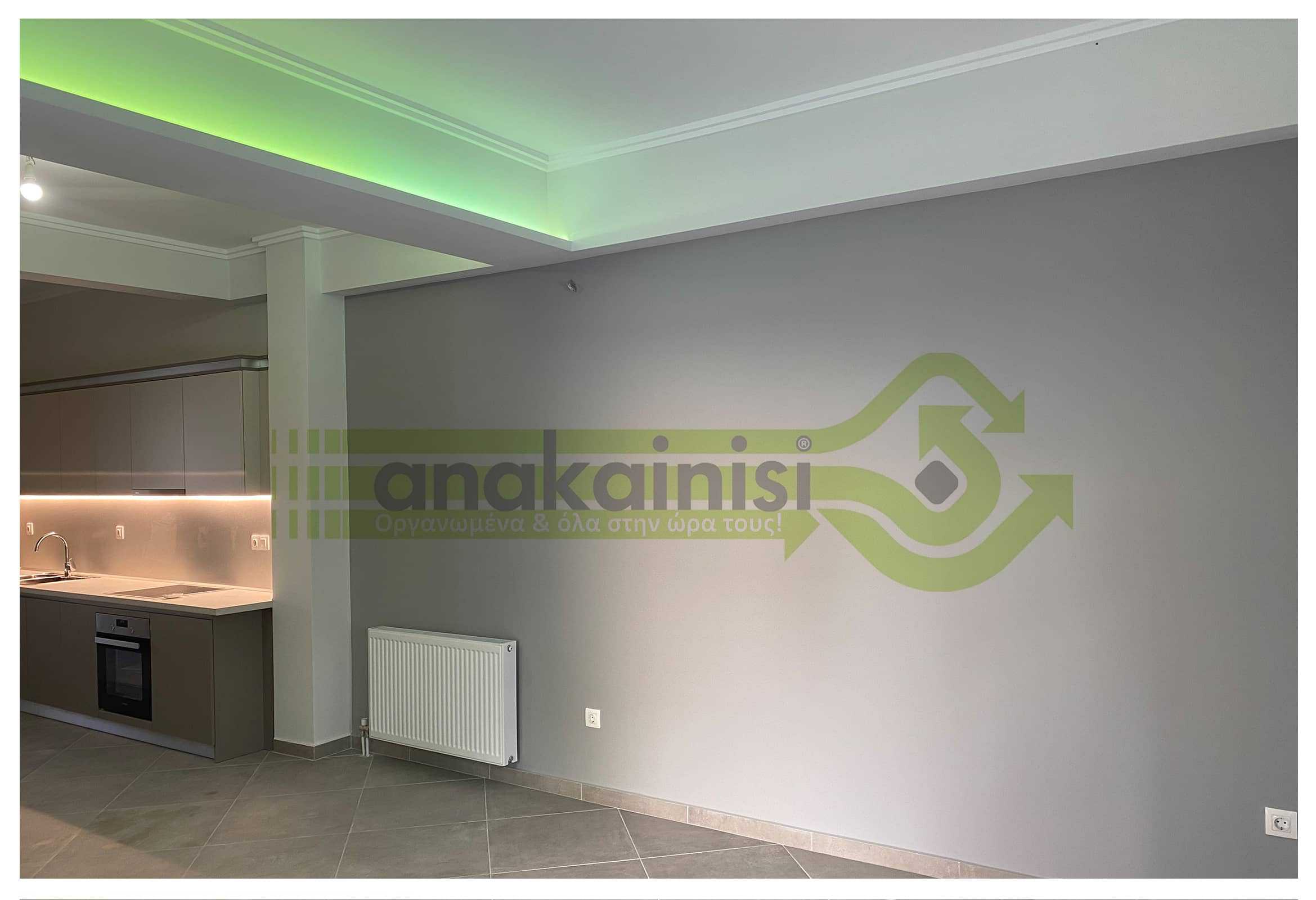 Ανακαινιση_Ελληνικο_25 Ανακαίνιση Σπιτιού - Μονοκατοικία Ελληνικό - Κουζίνα - Κρυφό Φωτισμό