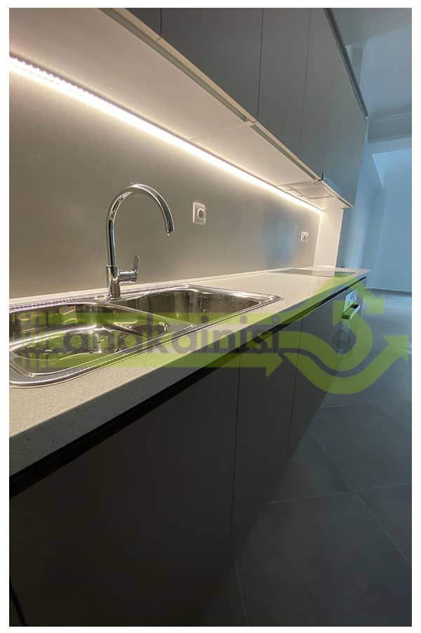 Ανακαινιση_Ελληνικο_26 Ανακαίνιση Σπιτιού - Μονοκατοικία Ελληνικό - Κουζίνα - Κρυφό Φωτισμό