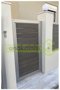 Εξωτερική Πόρτα Inox σε Μονοκατοικία Ανακαίνιση Σπιτίου