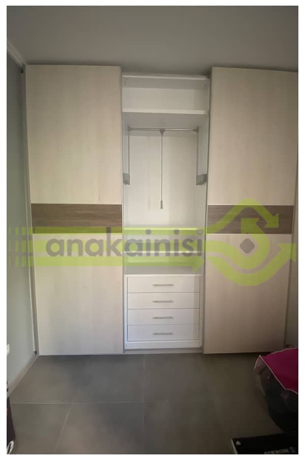 Ανακαινιση_Ελληνικο_6 Ανακαίνιση Σπιτιού - Μονοκατοικία Ελληνικό - Ντουλάπια Δωματίου Συρόμενα - Ανοιχτή Ντουλάπα