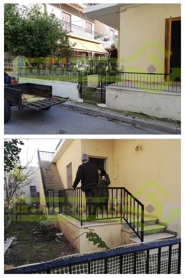 Ανακαινιση_Ελληνικο_N1 Παλαιά Μονοκατοικία -Ανακαίνιση - Εξωτερικός Χώρος - Μπαλκόνι