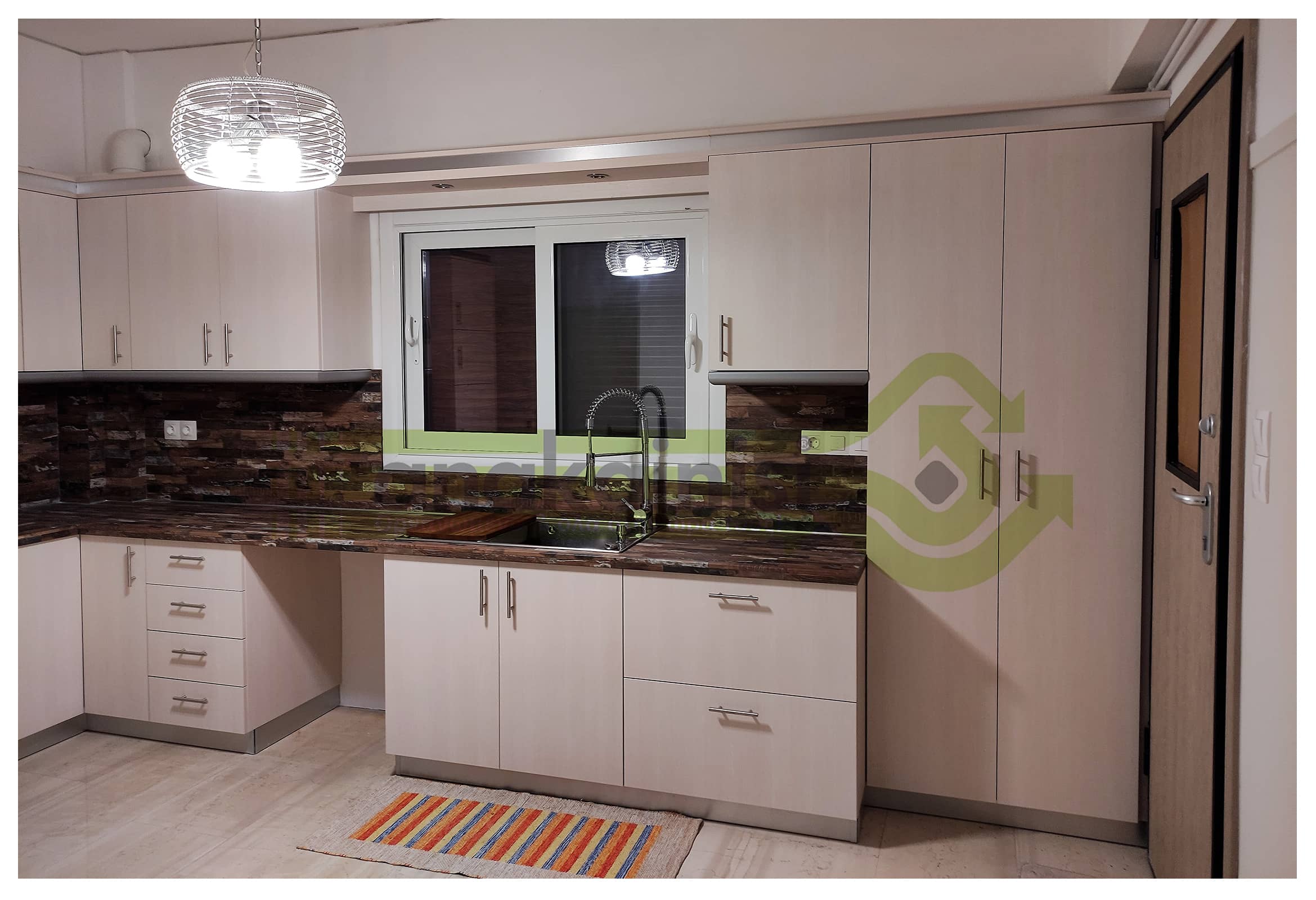 Ανακαινιση_Χαλανδρι_5 Ανακαίνιση Κουζίνας Χαλάνδρι Ντουλάπα Πάγκος