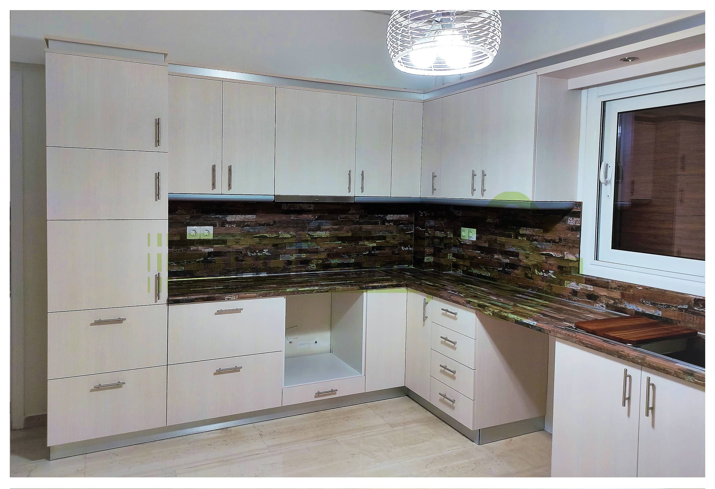 Ανακαινιση_Χαλανδρι_6 Ανακαίνιση Κουζίνας Χαλάνδρι Ντουλάπια Νεροχύτης